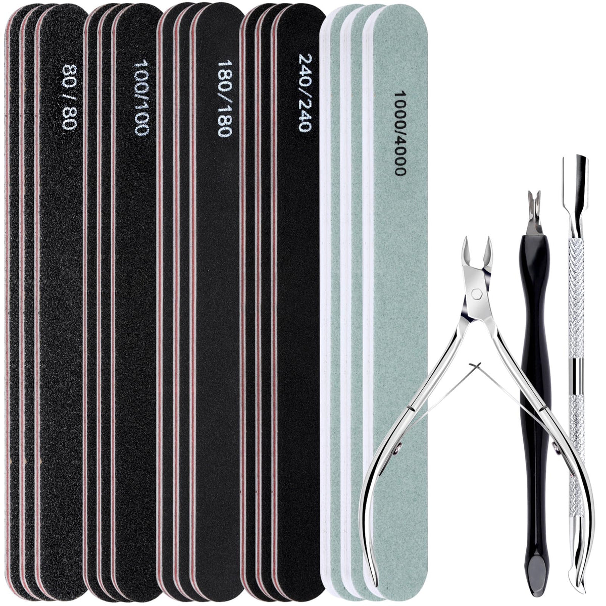 Fandamei nail file kit complete set for at-home manicures and precise shaping.