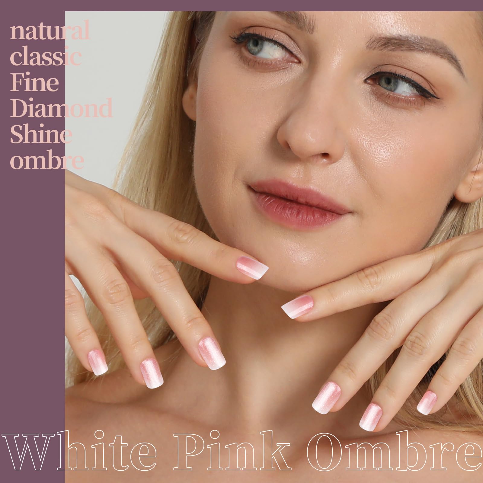 Fandamei nail sticks and file included for easy edge tidying and shaping