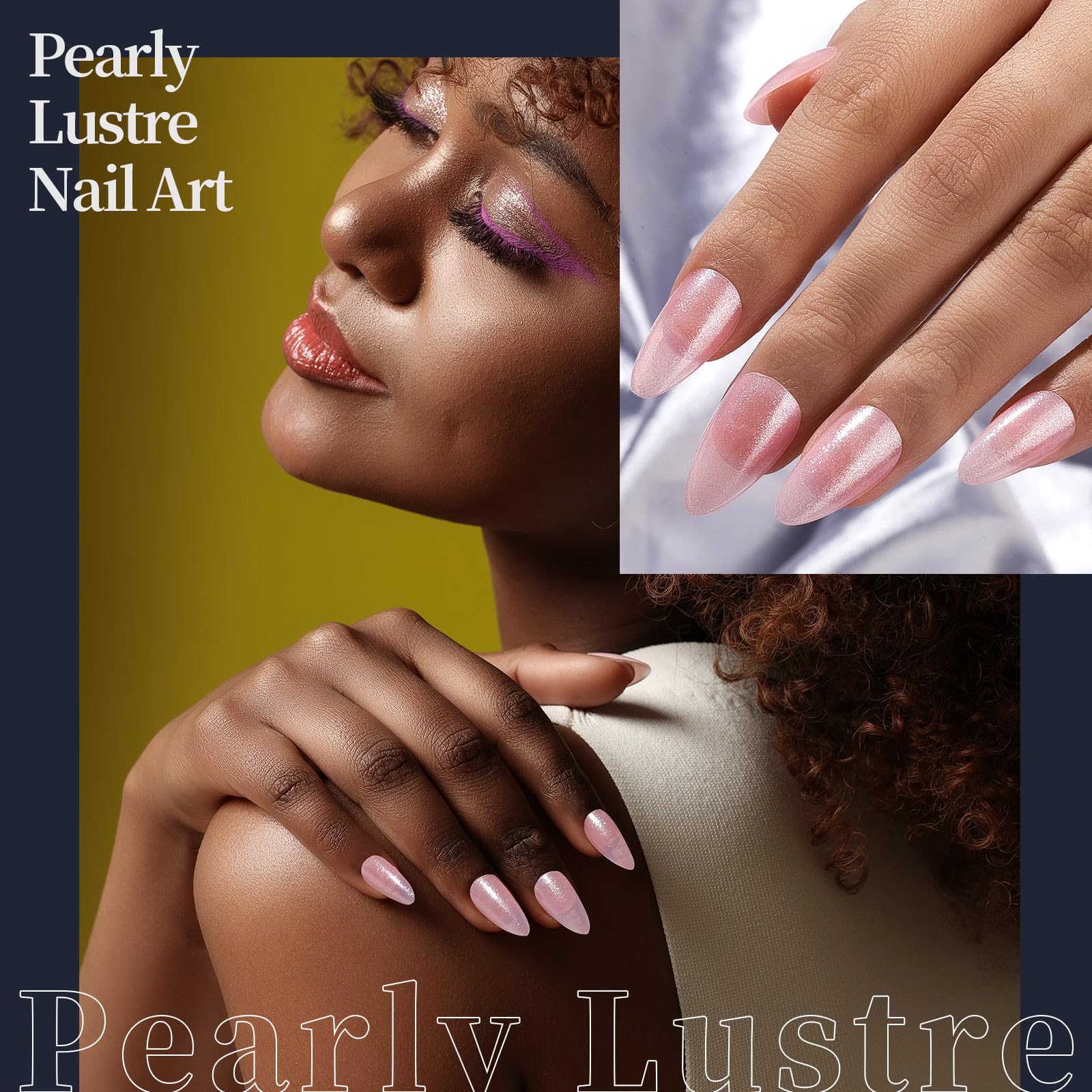 FANDAMEI matte solid color nails for chic daytime looks