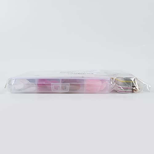 Fandamei transparent storage box organized for press on nails