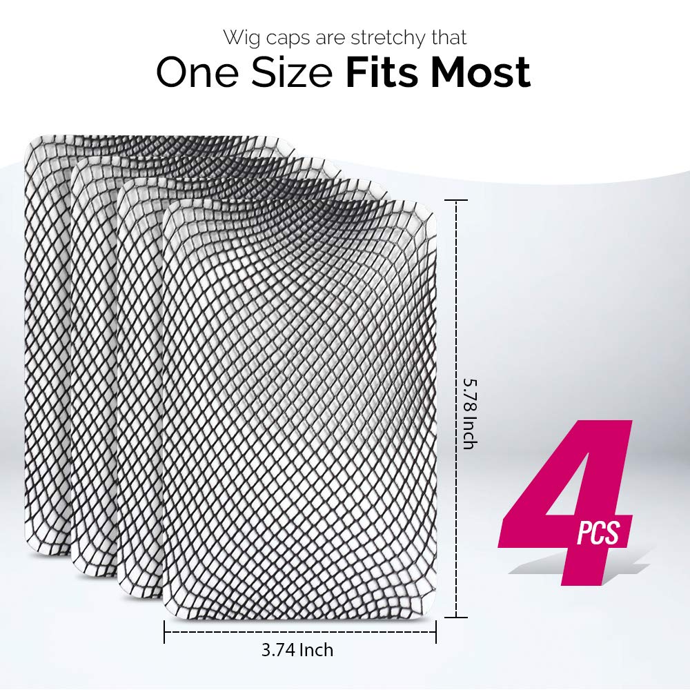 Fandamei wig cap shows breathable mesh material keeps you cool