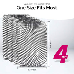 Fandamei wig cap shows breathable mesh material keeps you cool