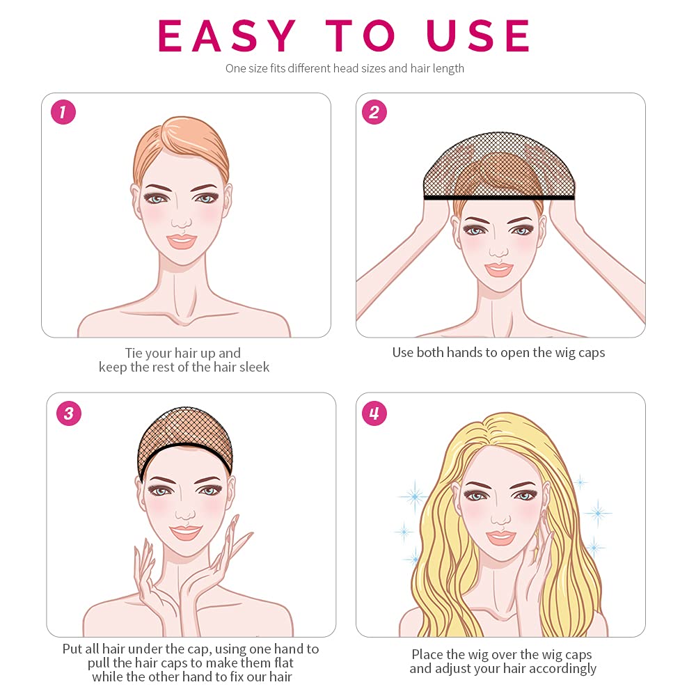 Fandamei wig cap is washable and reusable for clean wear