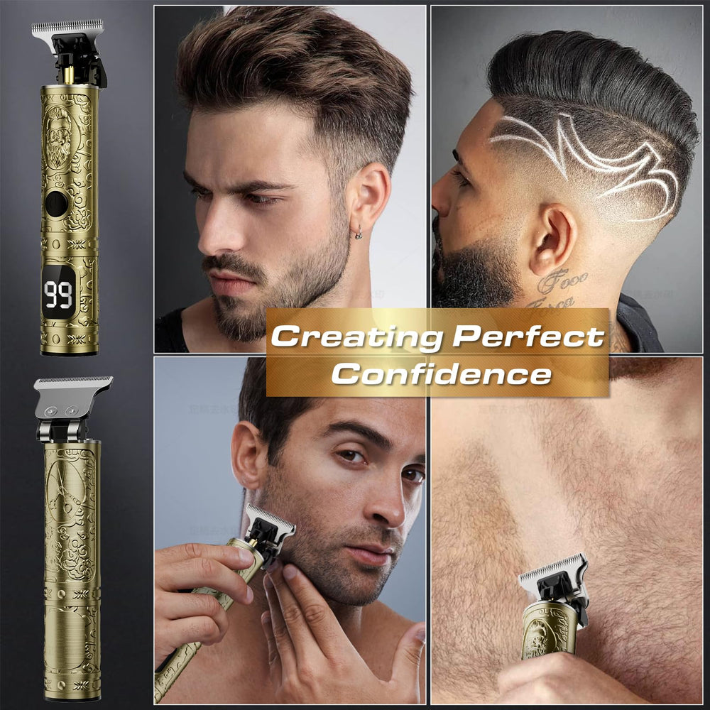 Fannas Hair Clipper T-blade closeup showing safe skin contact