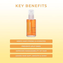 Fanola Liquid Crystals serum pouring captures quick application and instant shine.