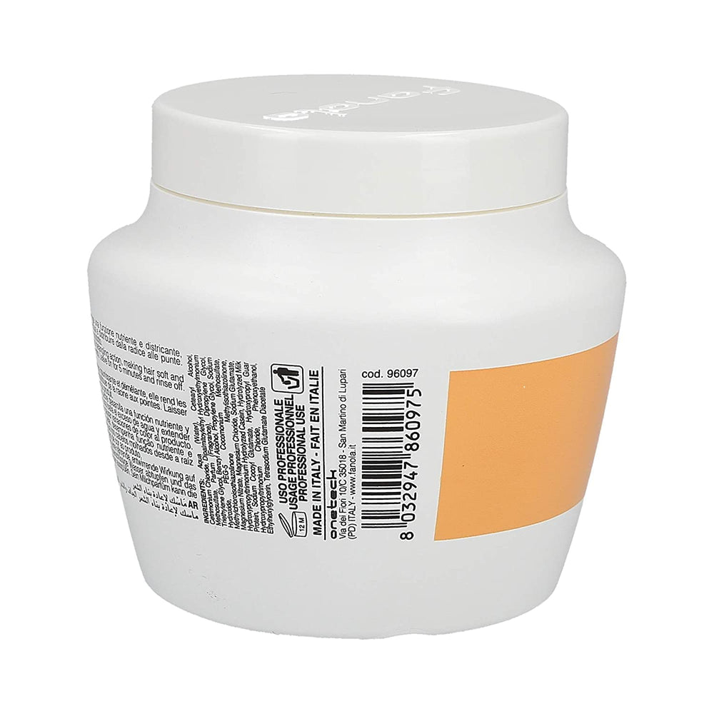 Fanola professional Italian hair care brand image emphasizes salon-grade nourishment for healthier-looking results.