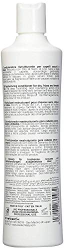 Fanola Restructuring Hair Conditioner on model hair reveals enhanced shine and manageability