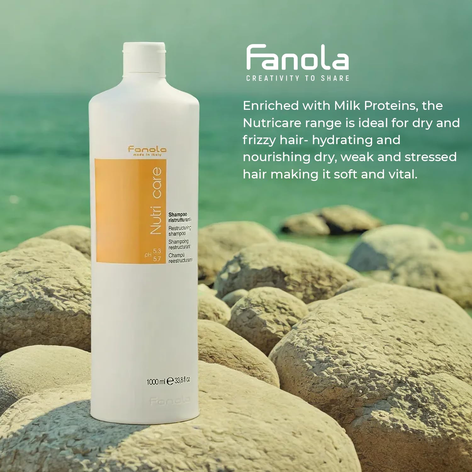 Italian crafted Fanola professional hair care behind Restructuring Shampoo