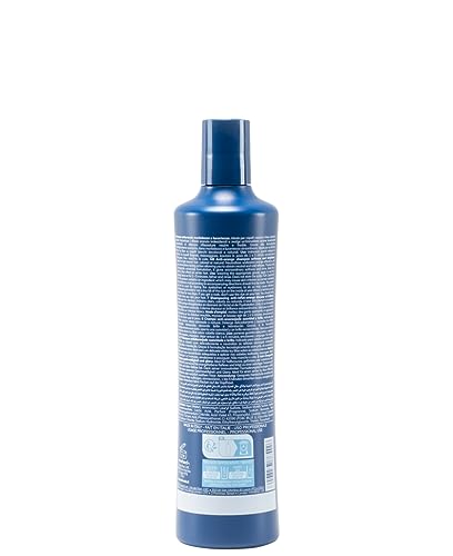 Fanola Wonder No Orange blue shampoo foam demonstrates toning for blondes