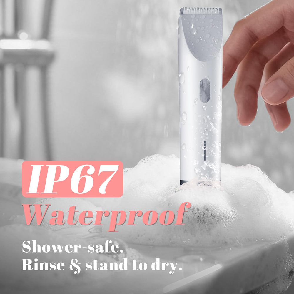 Fanovae USB-C rechargeable battery for convenient cordless grooming anywhere.