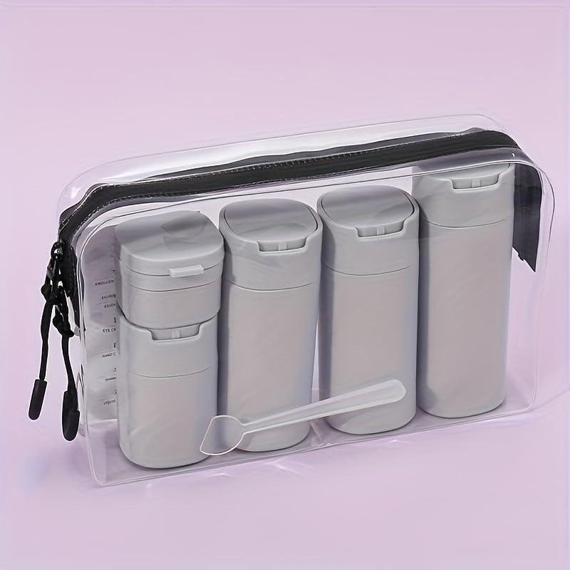 FanPOI 80ml bottle compact refillable for gym bag toiletries.