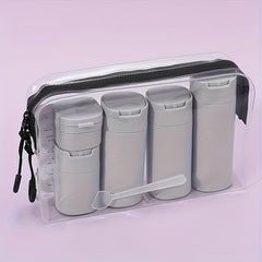 FanPOI 80ml bottle compact refillable for gym bag toiletries.