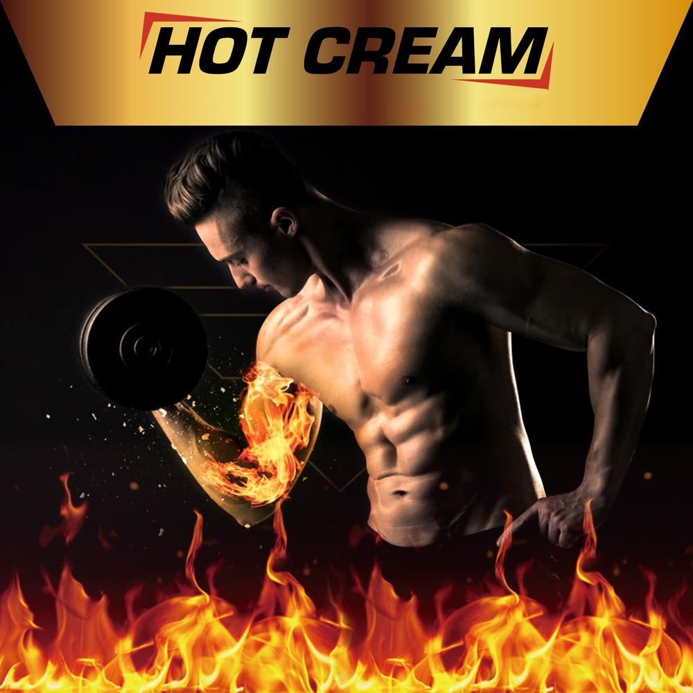 FANSHI hot sweat cream applied to arm for quick absorption during workouts
