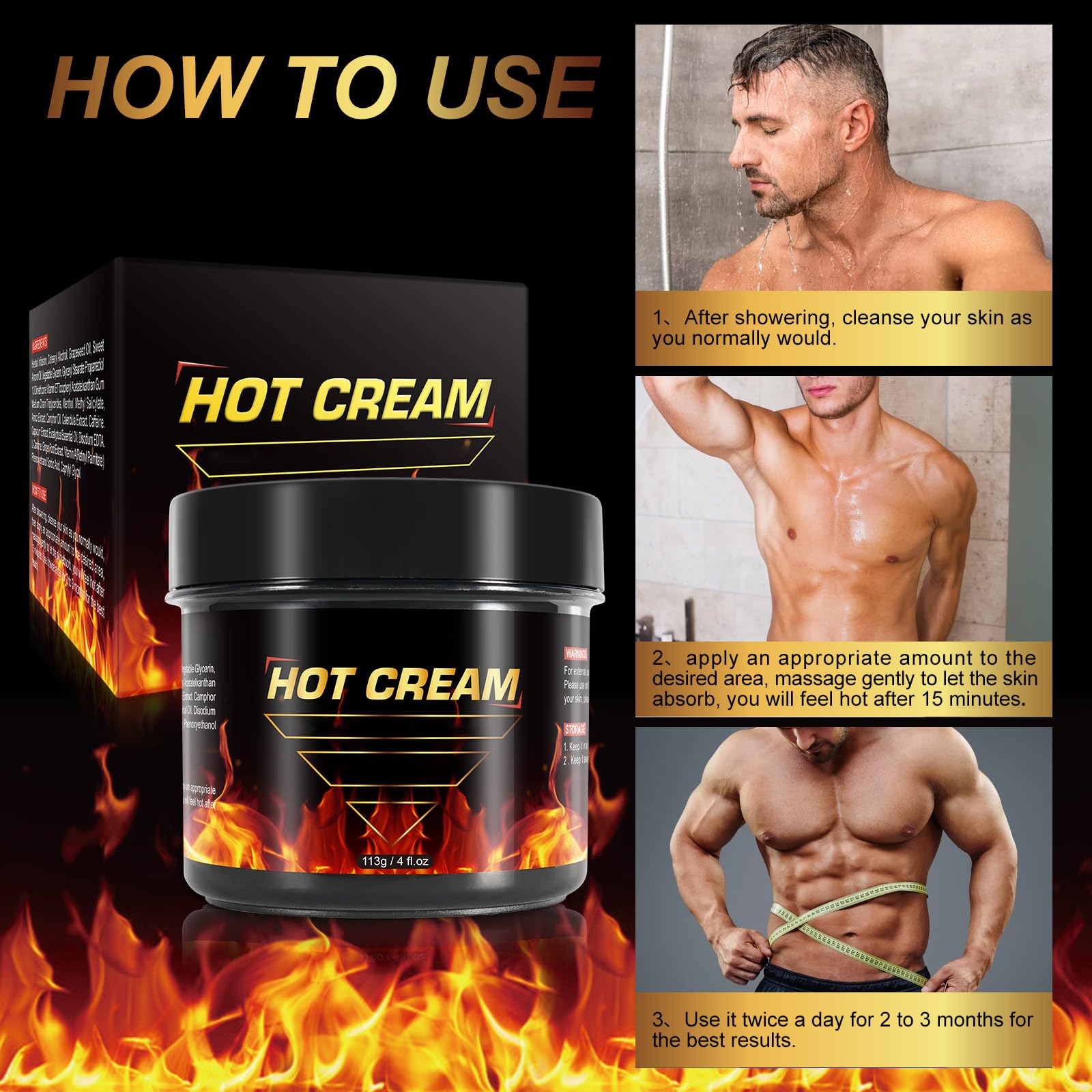 FANSHI hot sweat cream water‑resistant swatch in active use