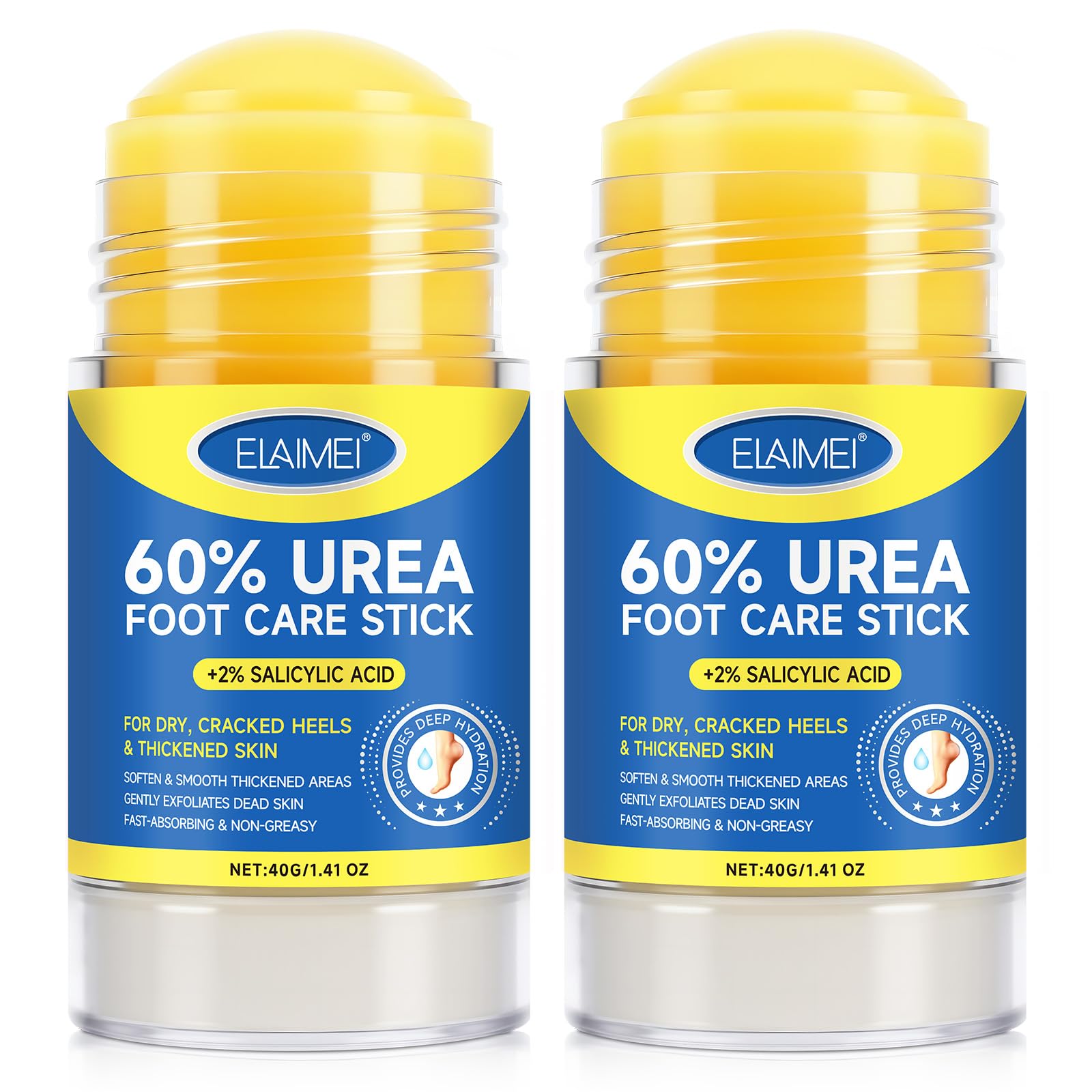 FANSHI Urea Cream 60% stick applying to heel for targeted relief