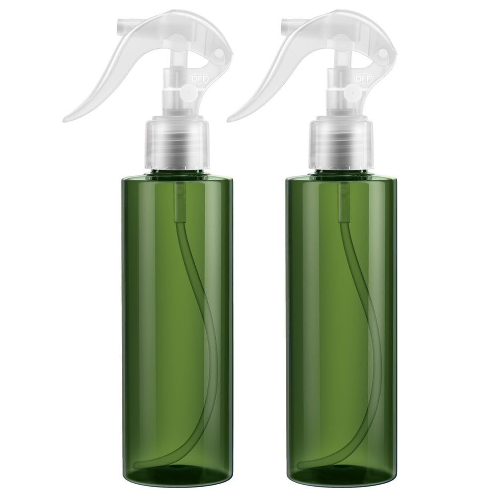 FANSTINOW green spray bottle 7oz showing compact travel-friendly design for hair care.
