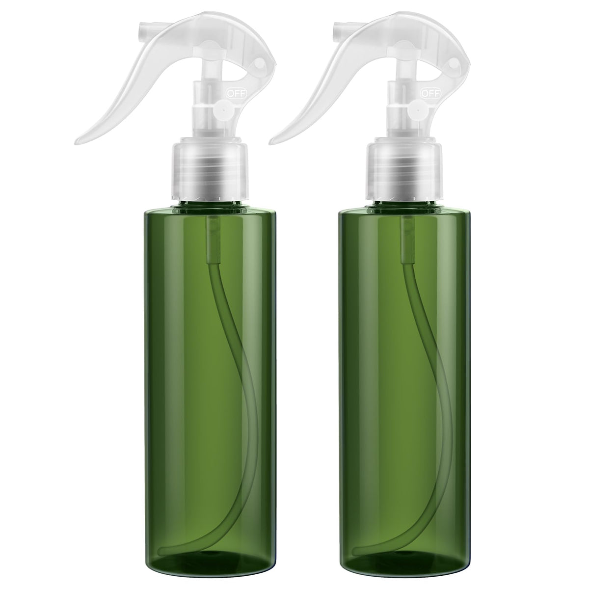 FANSTINOW green spray bottle 7oz showing compact travel-friendly design for hair care.