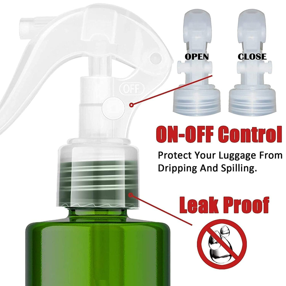 FANSTINOW leak-proof spray nozzle on a compact bottle for precise mist.