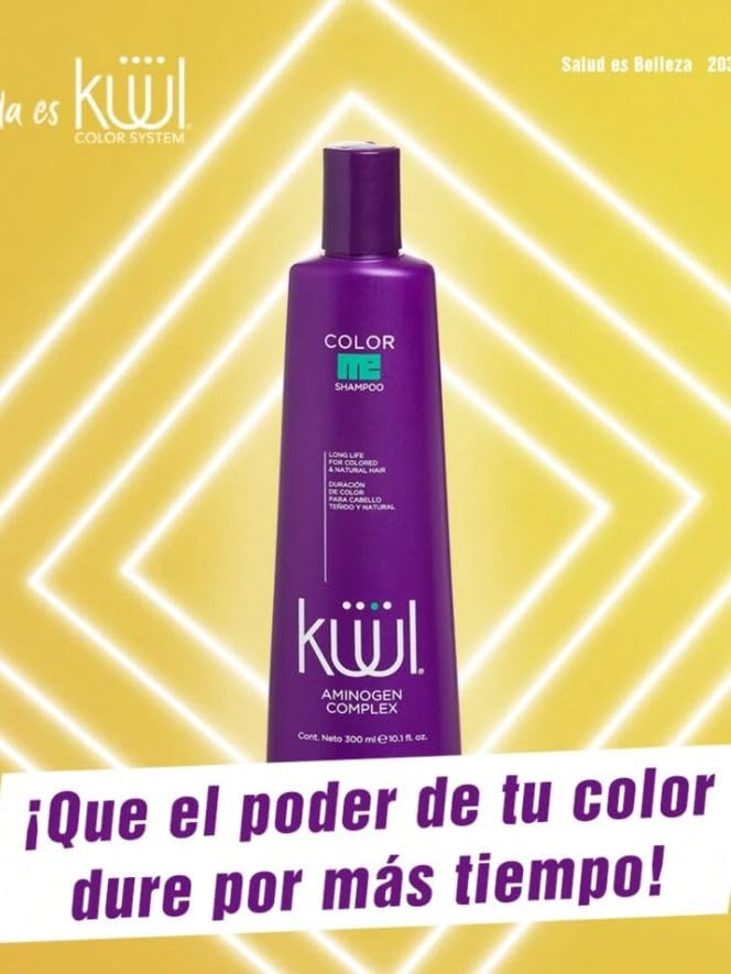 Fantasy Nails Kuul Matizant Shampoo blond hair refresh violet tint in daylight.