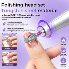 FANTEXY extra-fine-grain bit ideal for precise detailing and gentle shaping