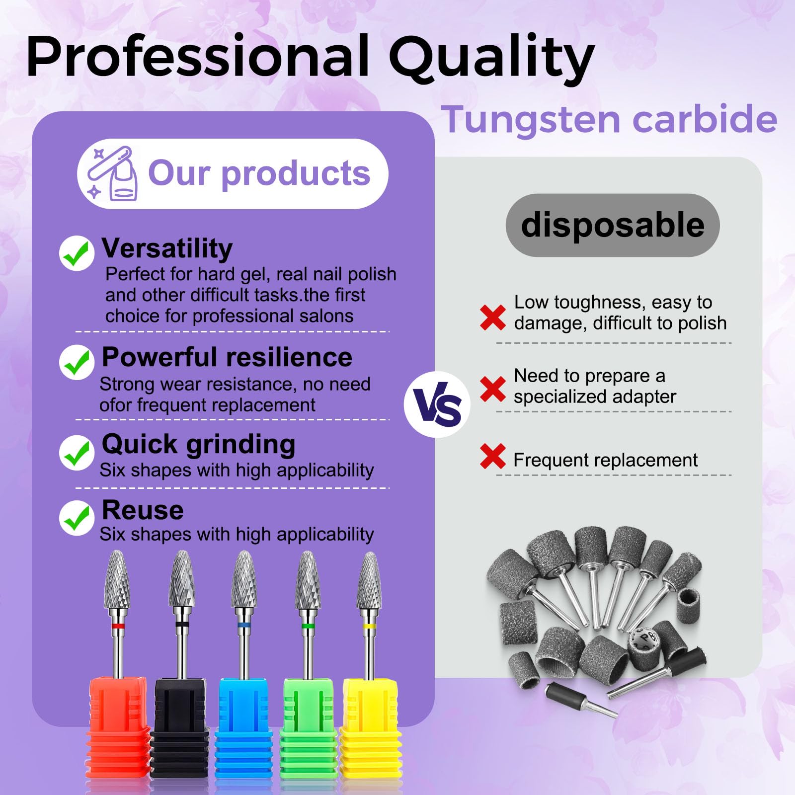 FANTEXY medium-grinding bit supports efficient bulk removal and shaping