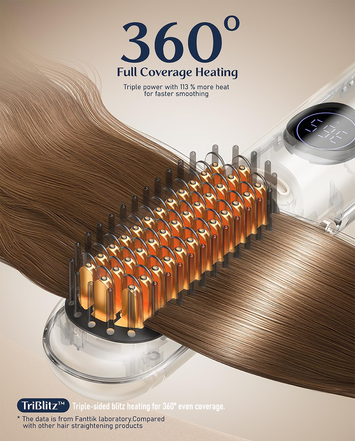Fanttik Solo I10 APEX cordless design for on-the-go styling without cords.
