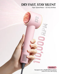 Fanttik Solo SonicDry H10 PRO lightweight-0-72lb design eases travel and one-handed use