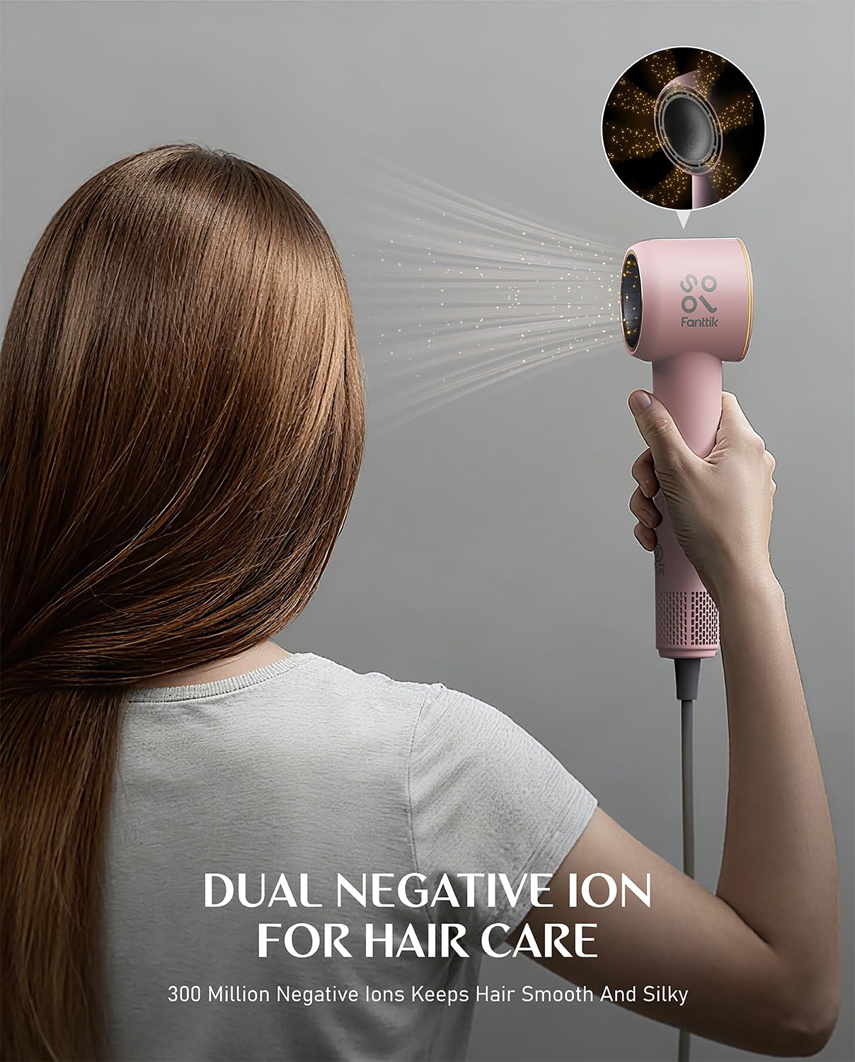 Fanttik Solo SonicDry H10 PRO temp-control-1000x-per-sec guards against heat damage