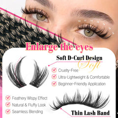 Fanxiton clusters 10–18mm vary for natural to dramatic looks.