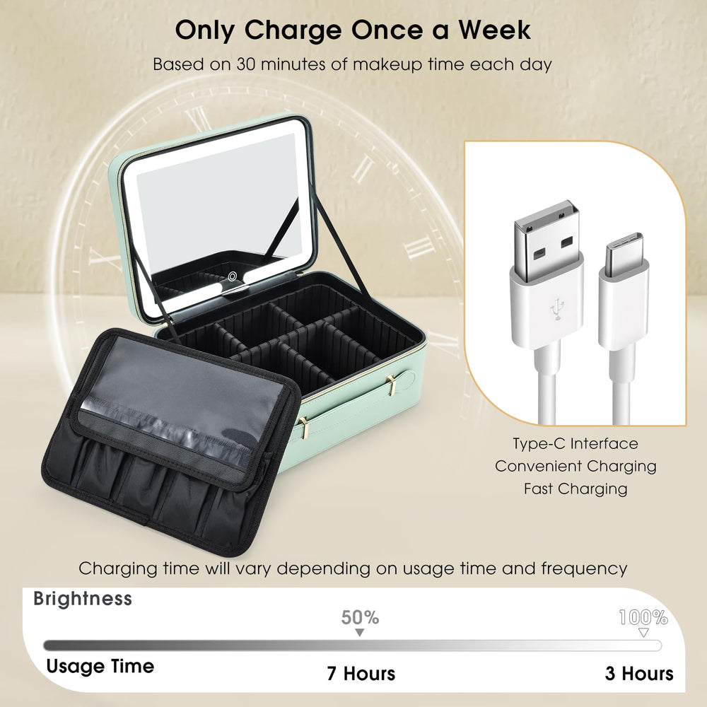 Faquenc EVA dividers enable secure, customizable cosmetics storage on trips