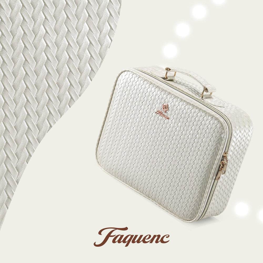 Faquenc makeup bag 2000mAh battery—long-lasting power supports weekly charging.