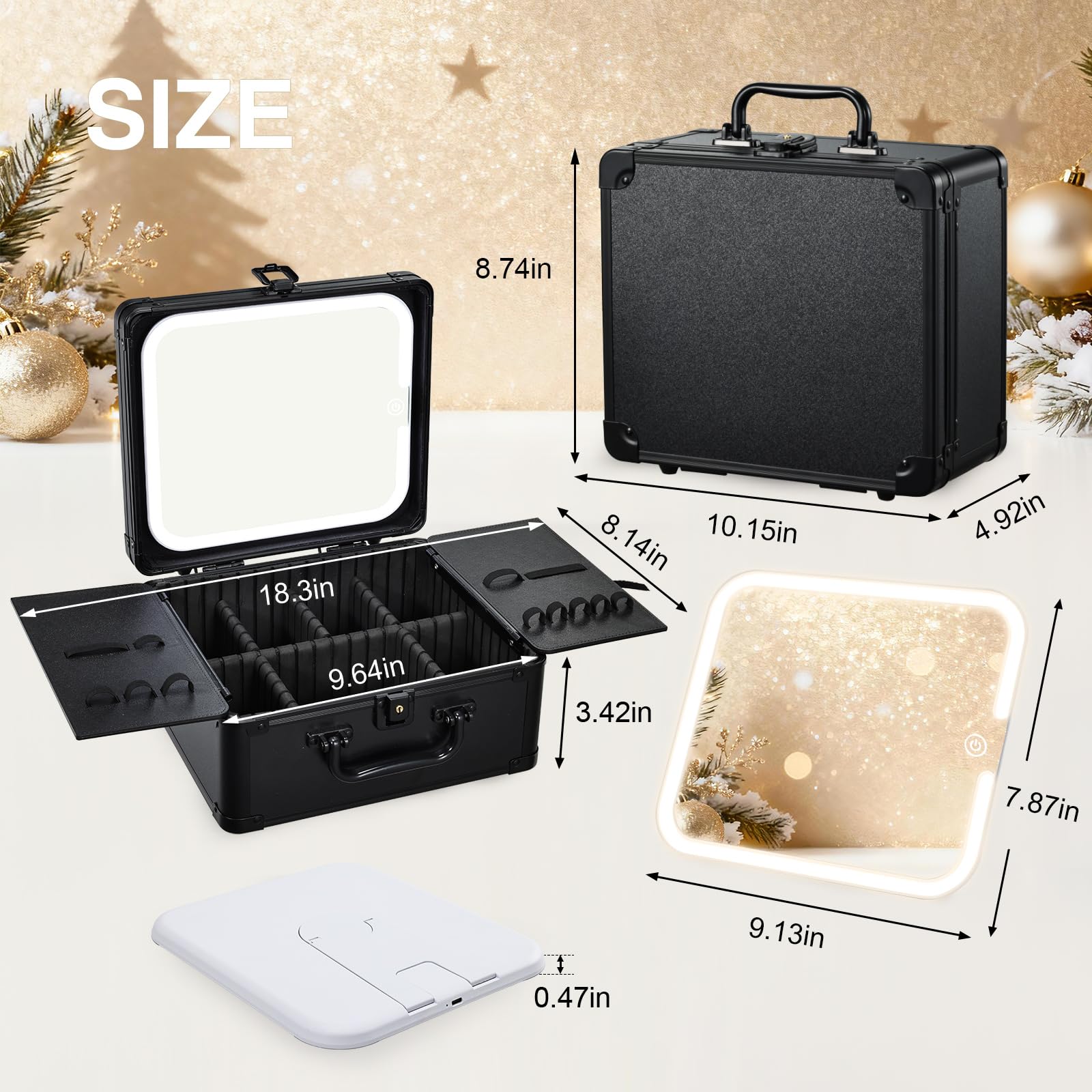 Faquenc makeup case gift-ready packaging for special occasions.