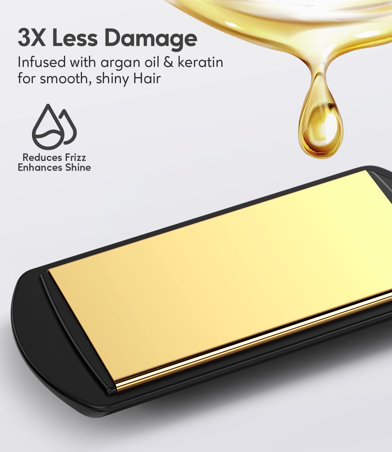Farery anti-scald design helps prevent burns during use.
