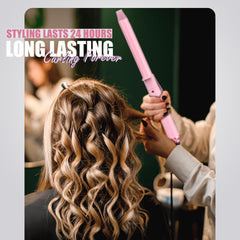 FARERY argan-oil keratin infused plates close-up for smoother styling.