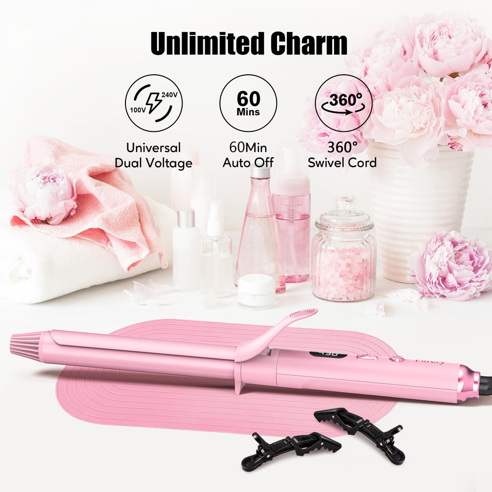 FARERY included styling clips and silicone pad for sectioning.