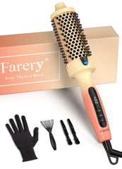 Farery ionic thermal brush close-up of 1-77-inch barrel for smooth curls and volume