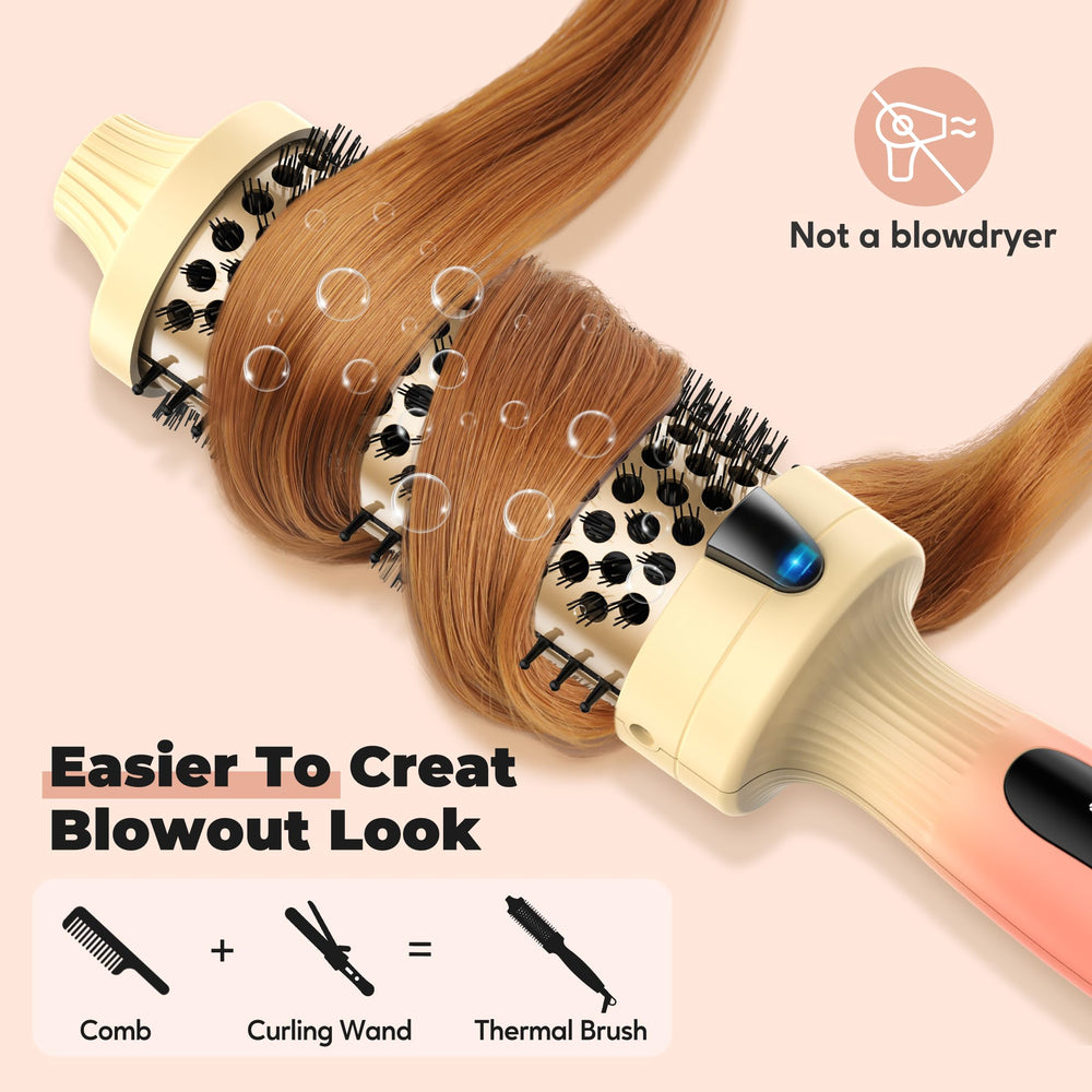 Farery ionic thermal brush dual voltage travel-ready for global styling