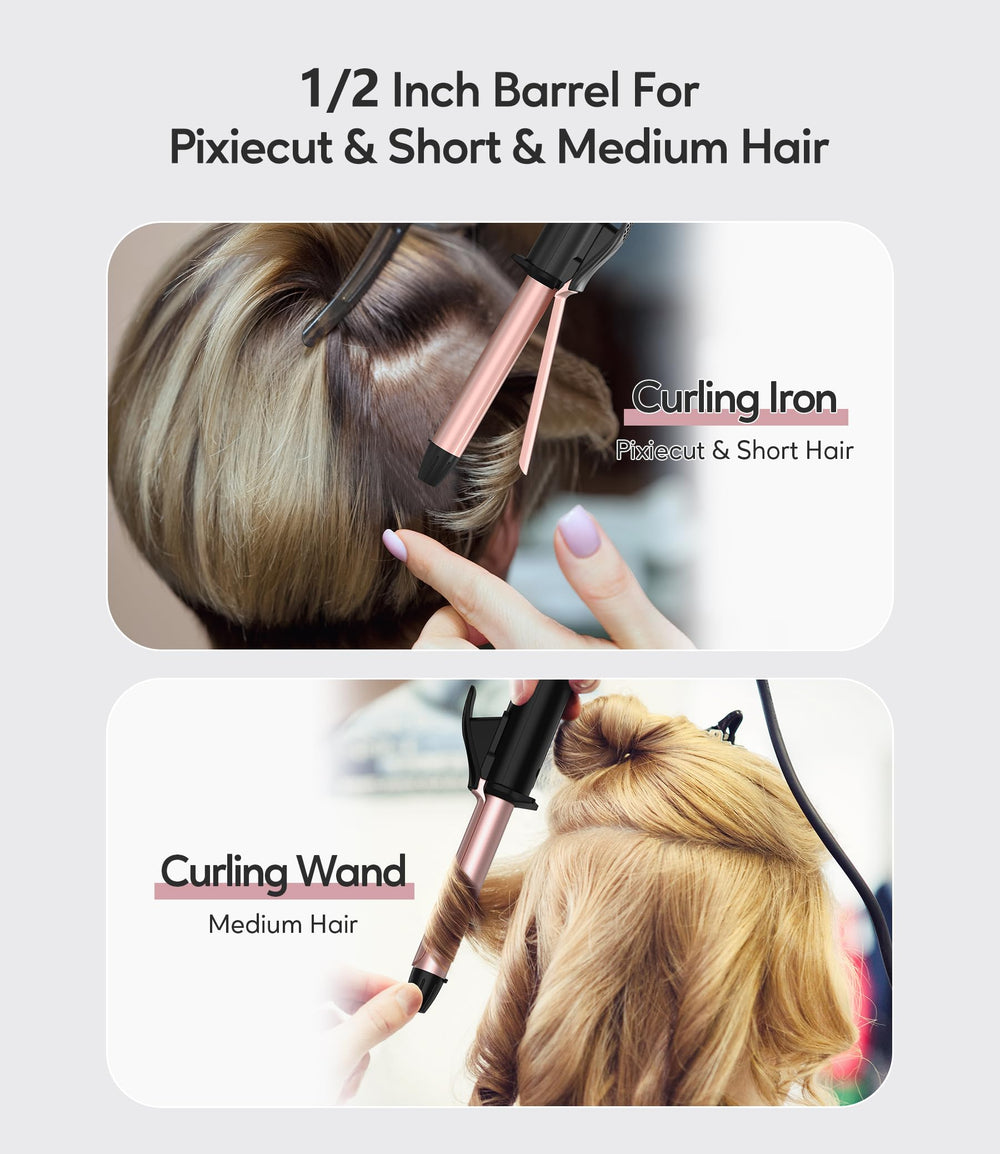 FARERY keratin argan infused barrel nourishes hair while styling