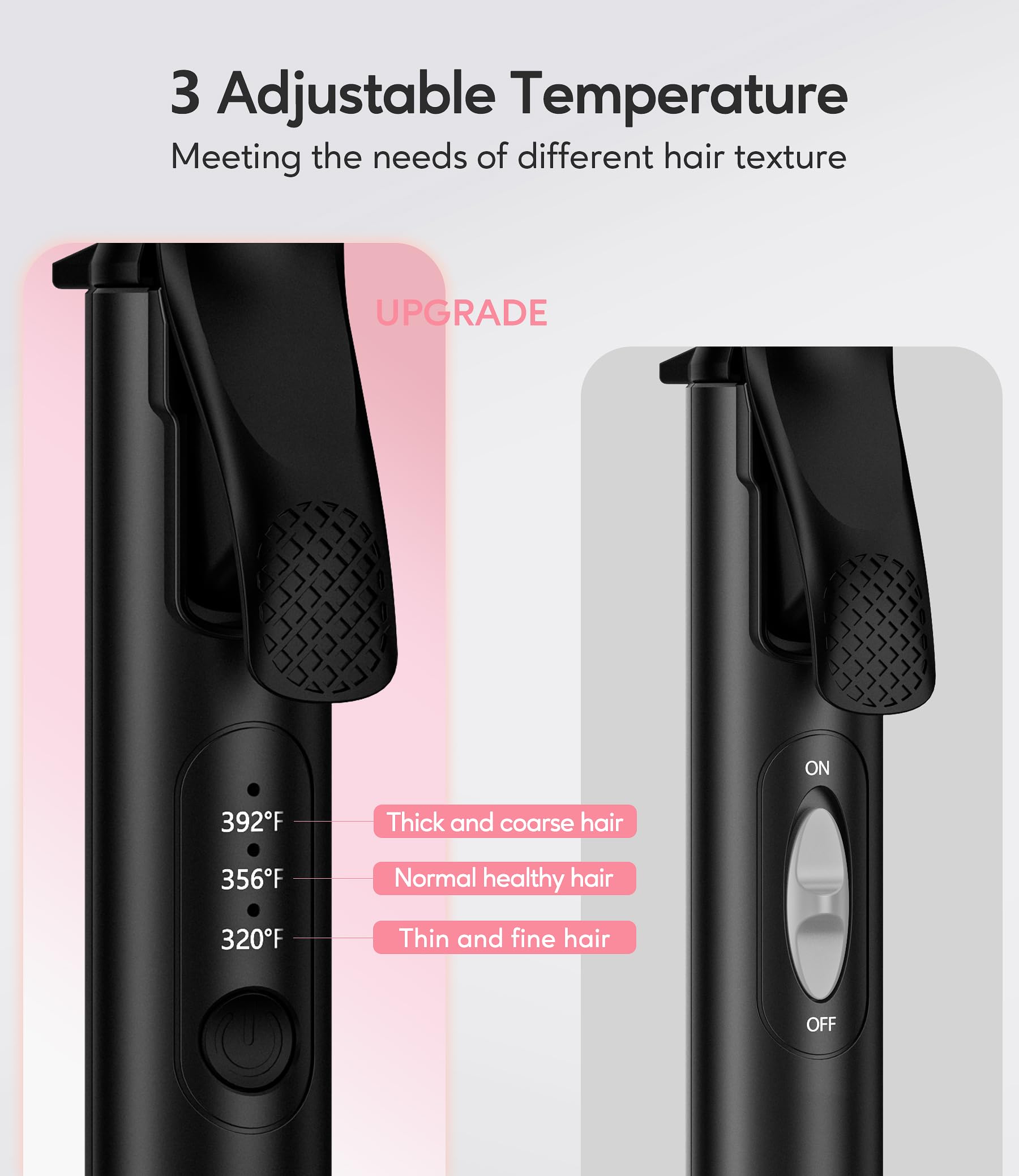 FARERY curling iron cool tip and safety stand