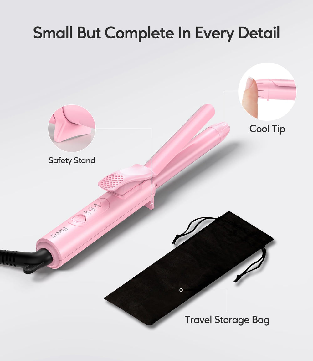 FARERY safety stand keeps surfaces safe while you style your hair at home or away.