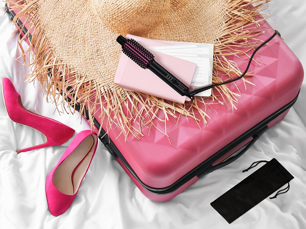 Farery Mini Thermal Brush compact lightweight design ideal for travel.