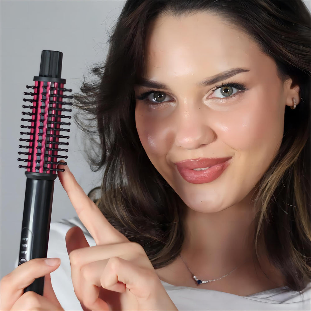 Farery Mini Thermal Brush dual voltage for global travel.