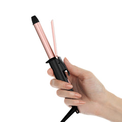FARERY travel curling iron compact for easy packing and quick on the go curls