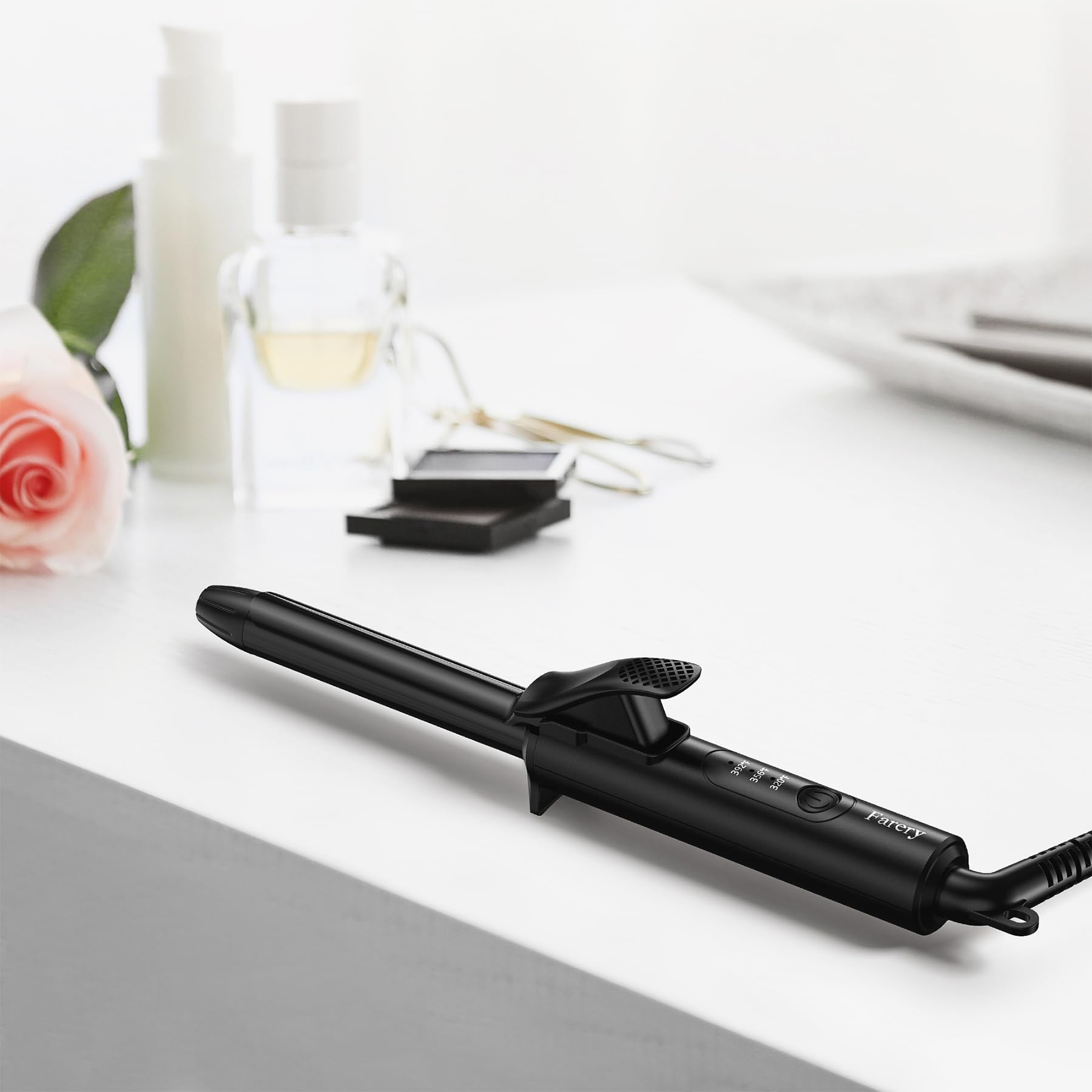 FARERY travel storage bag keeps the curling iron organized on trips