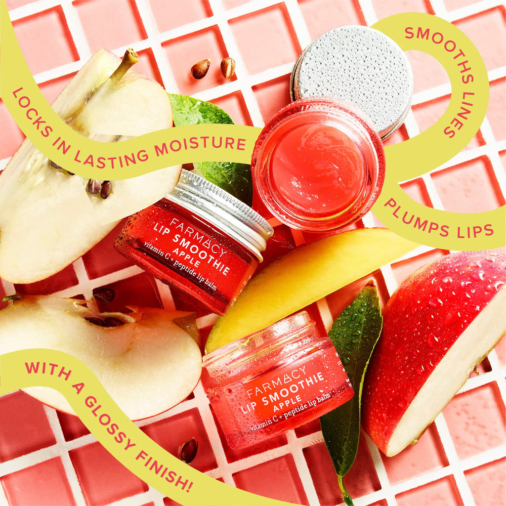 Farmacy aroma frutal manzana mango añade experiencia sensorial.