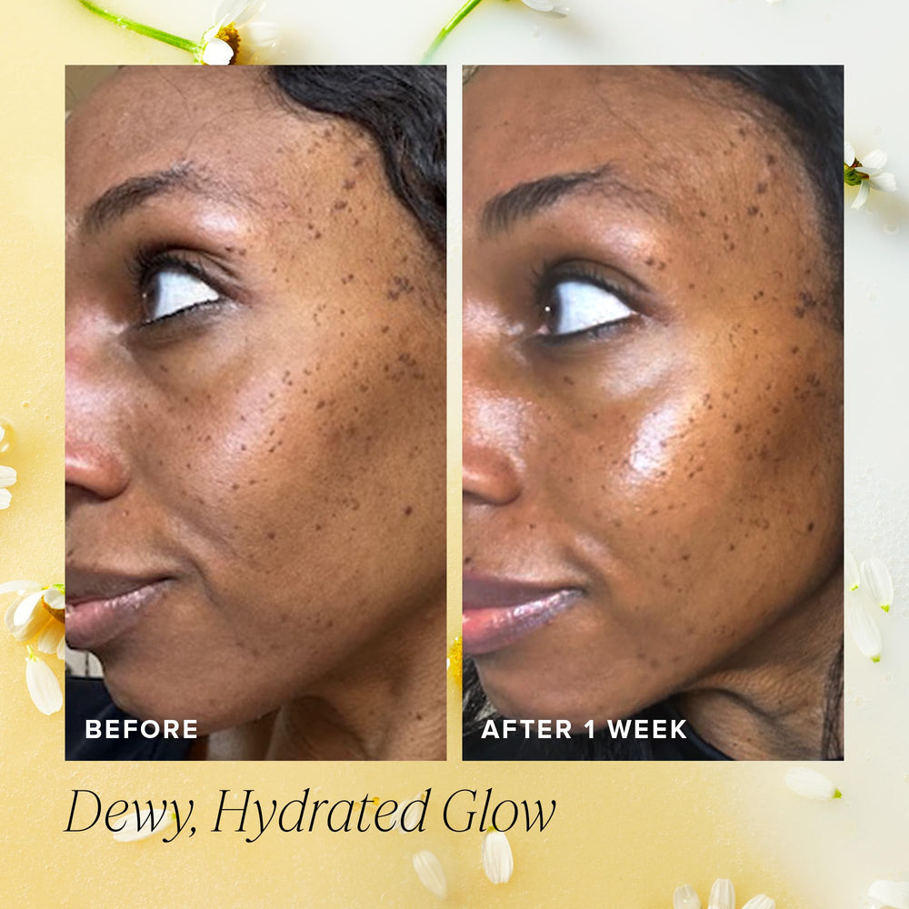 Farmacy Face Essence routine prep shot ideal for dewier makeup prep
