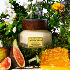 Farmacy Honey Halo fig fruit extract highlights skin-supportive hydration.