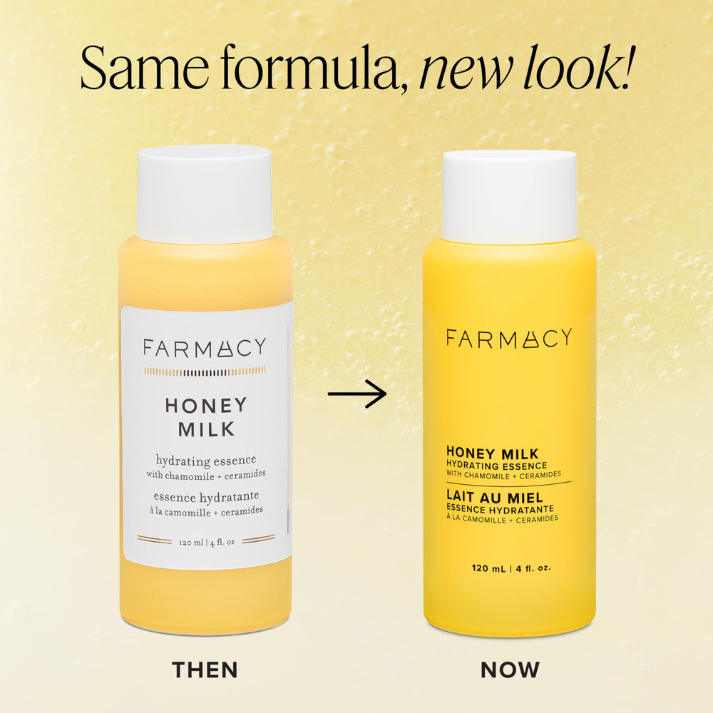 Farmacy Honey Milk Toner milky texture ready for gentle hydration