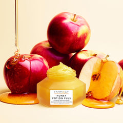Farmacy Honey Potion ingredients detail highlighting propolis and royal jelly