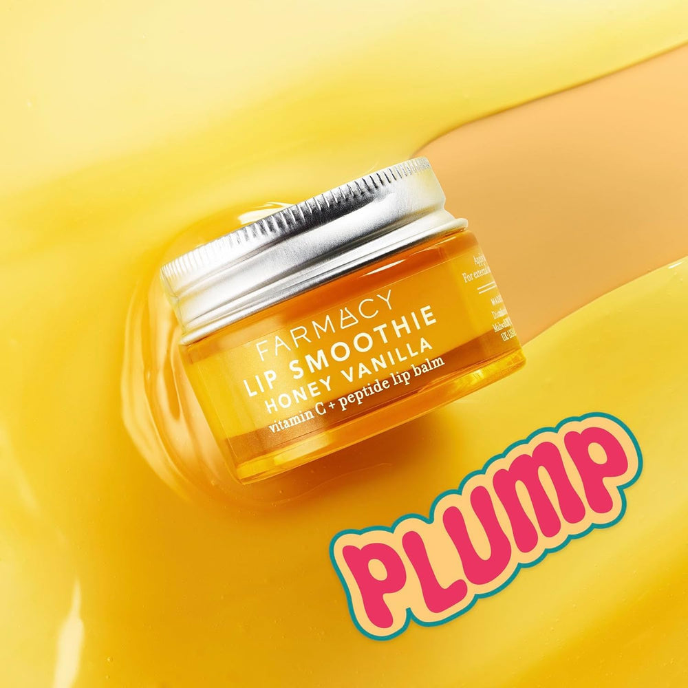 Farmacy Peptide Lip Smoothie high-gloss finish on lips for luminous look